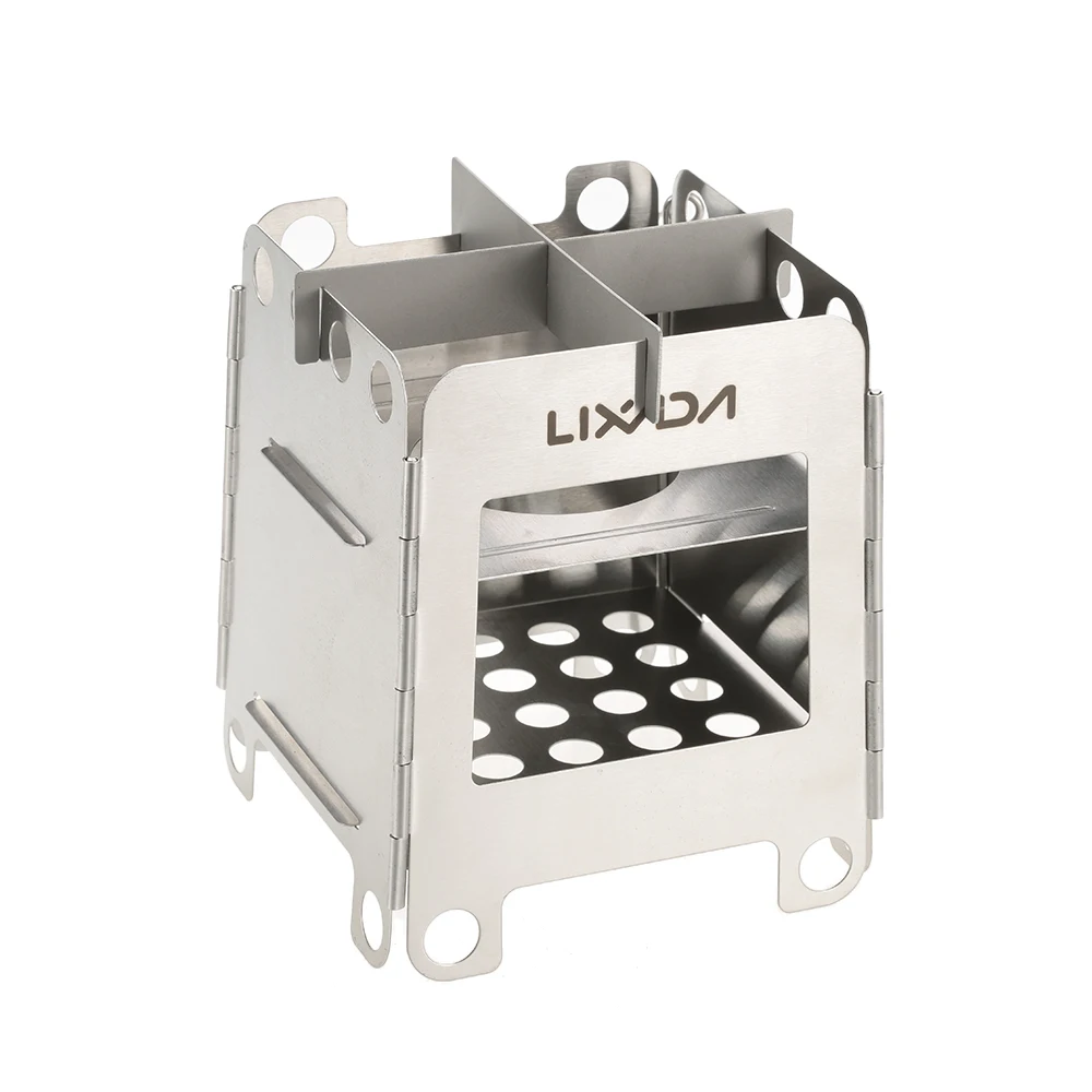 Lixada WS008 Outdoor Camping Backpacking Cooking Picnic Portable Stainless Steel Lightweight Folding Wood Stove Pocket Stove
Lixada WS008 Outdoor Camping Backpacking Cooking Picnic Portable Stainless Steel Lightweight Folding Wood Stove Pocket Stove