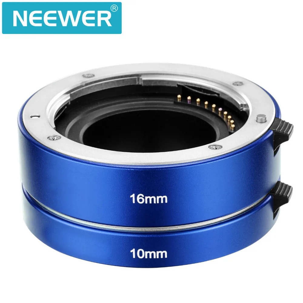 Металлический макроудлинитель Neewer с автофокусом 10 мм и 16 для SONY E-mount