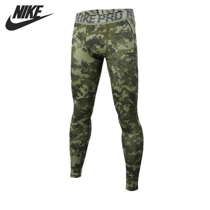 Оригинальный Новое поступление NIKE HPRCL TGHT DIGI CAMO Для мужчин облегающие брюки
