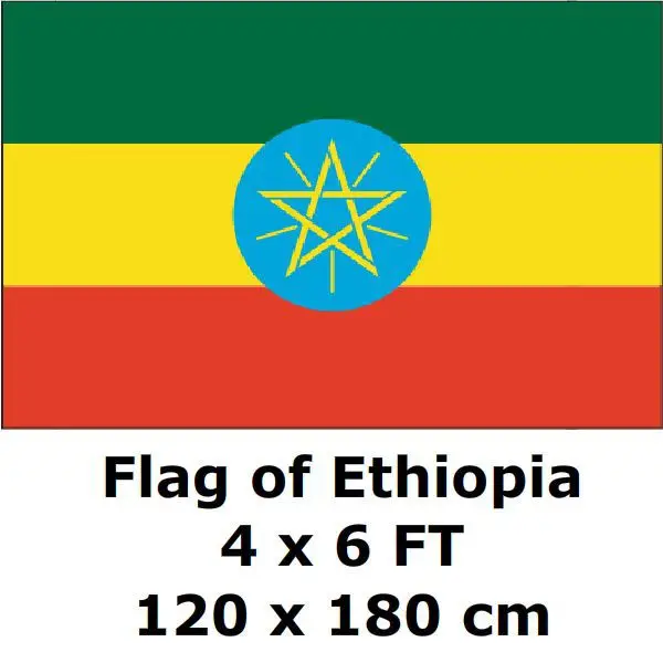 Ethiopia Flag 120 x 180 cm 100D Polyester Ethiopian Flags And Banners National Flag Country Banner Home Decoration
Ethiopia Flag 120 x 180 cm 100D Polyester Ethiopian Flags And Banners National Flag Country Banner Home Decoration