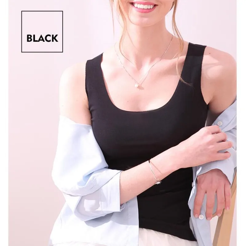 2019 Summer Sexy Top Women O Neck Slim Seamless Tank Tops Soft Viscose Fiber Vogue Sleeveless T shirt Casual Black White Tops
2019 Summer Sexy Top Women O Neck Slim Seamless Tank Tops Soft Viscose Fiber Vogue Sleeveless T shirt Casual Black White Tops
