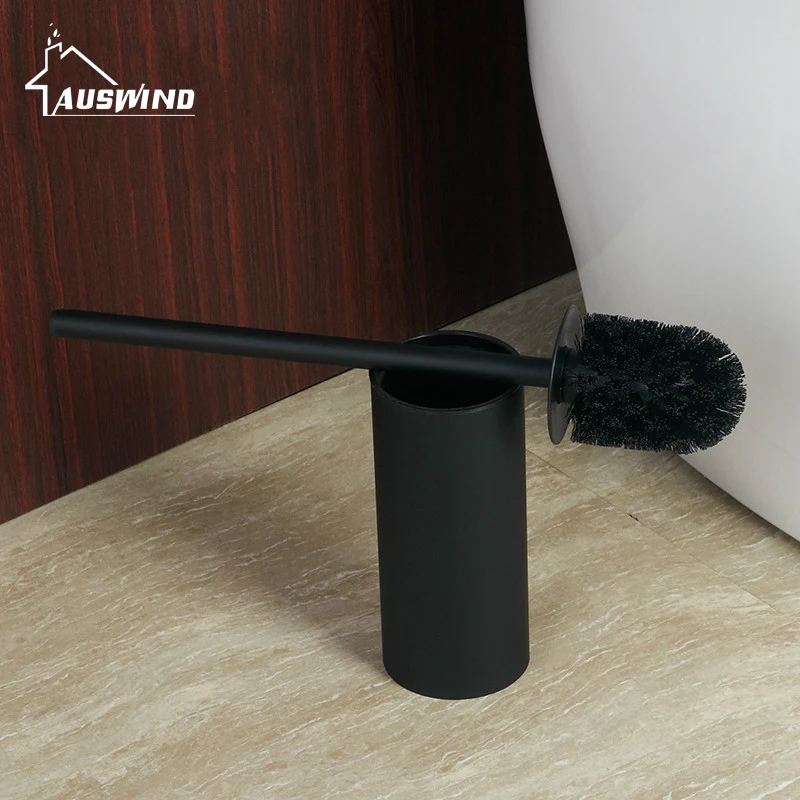 American Brushed Black Toilet Brush Holder 304 Stainless Steel Toilet Cleaning Holder Mounting/ Standing Bathroom Accessories
American Brushed Black Toilet Brush Holder 304 Stainless Steel Toilet Cleaning Holder Mounting/ Standing Bathroom Accessories