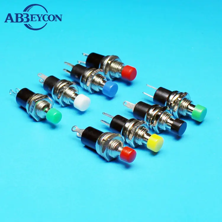 NS104 Red small OFF-(ON) 0.5A 2 PIN momentary ON Start stop 7mm electrical push button
NS104 Red small OFF-(ON) 0.5A 2 PIN momentary ON Start stop 7mm electrical push button