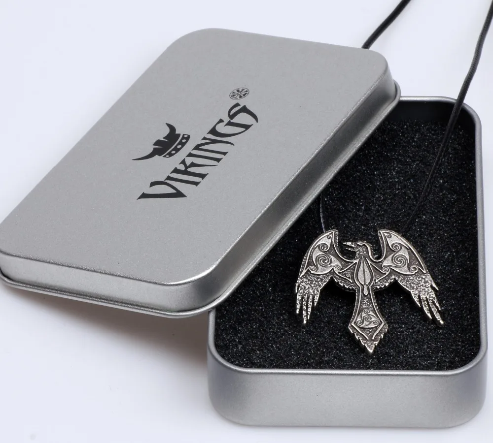 1pcs 4014 Triskele Raven Necklace Pendant Triskelion Symbol Norse Vikings Necklaces Pendants Odin's Raven Charm Lead Free
1pcs 4014 Triskele Raven Necklace Pendant Triskelion Symbol Norse Vikings Necklaces Pendants Odin's Raven Charm Lead Free