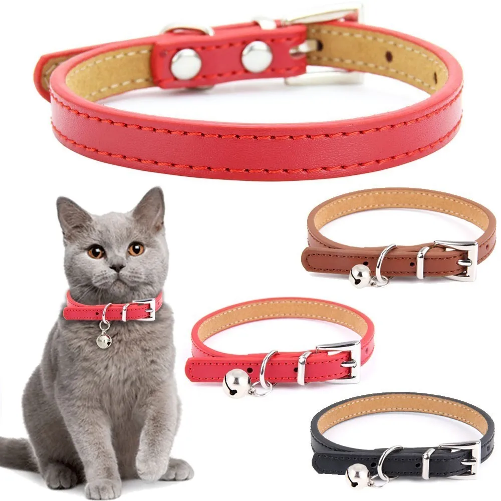 Small Dog Cat Collar With Bell Microfiber&genuine Leather Material Soft Durable Anti-bite Puppy Collars Chihuahua Dropshipping
Small Dog Cat Collar With Bell Microfiber&genuine Leather Material Soft Durable Anti-bite Puppy Collars Chihuahua Dropshipping