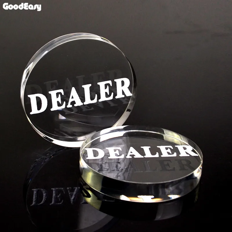 HOT SALE 1PCS Acrylic Poker Dealer Button Texas Hold'em Pressing Poker Cards Guard poker Dealer Button-Transparent Dealer
HOT SALE 1PCS Acrylic Poker Dealer Button Texas Hold'em Pressing Poker Cards Guard poker Dealer Button-Transparent Dealer