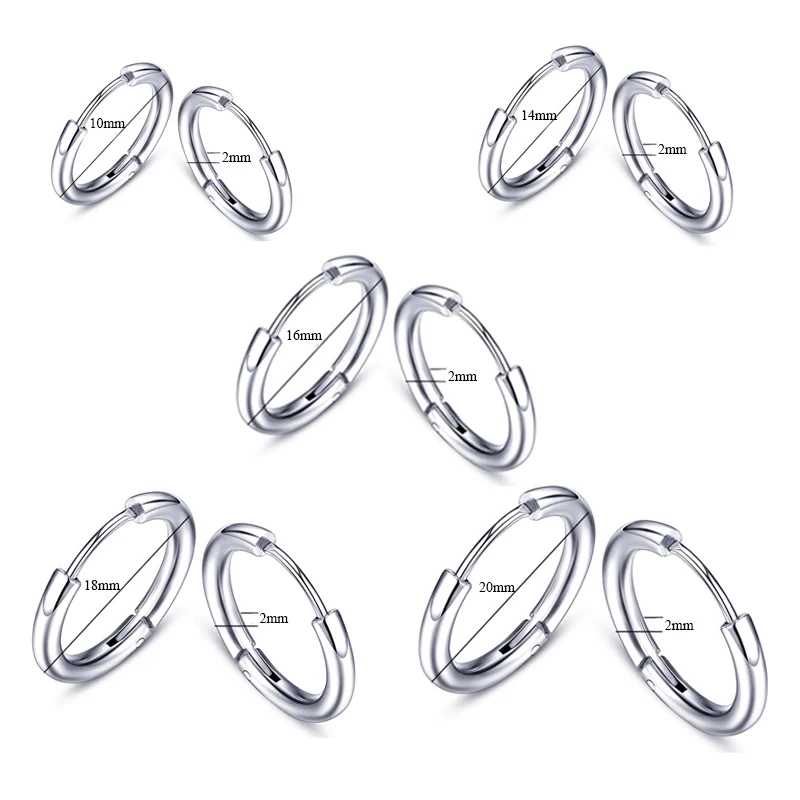 Hoop Earrings Women Men Silver Color Gold Rose Gold Black Color Round Circle Earring Ear Ring Clip Earrings aretes Mujer aros
Hoop Earrings Women Men Silver Color Gold Rose Gold Black Color Round Circle Earring Ear Ring Clip Earrings aretes Mujer aros