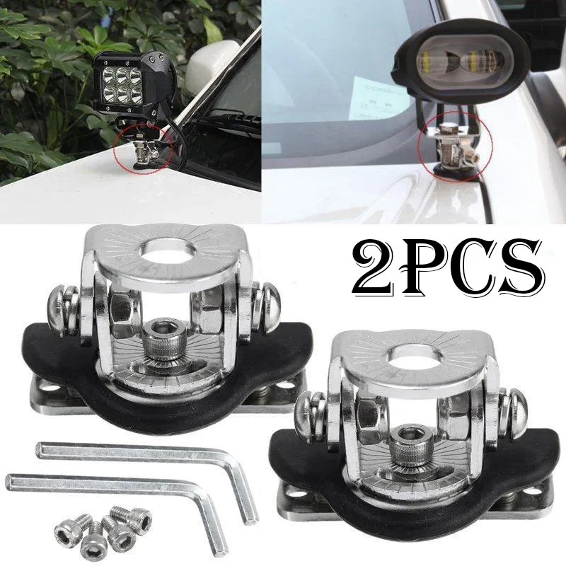 2pcs/set Universal A Pillar Hood LED Work Light Bar Mount Bracket Clamp Holder 304 Stainless Steel Offroad
2pcs/set Universal A Pillar Hood LED Work Light Bar Mount Bracket Clamp Holder 304 Stainless Steel Offroad