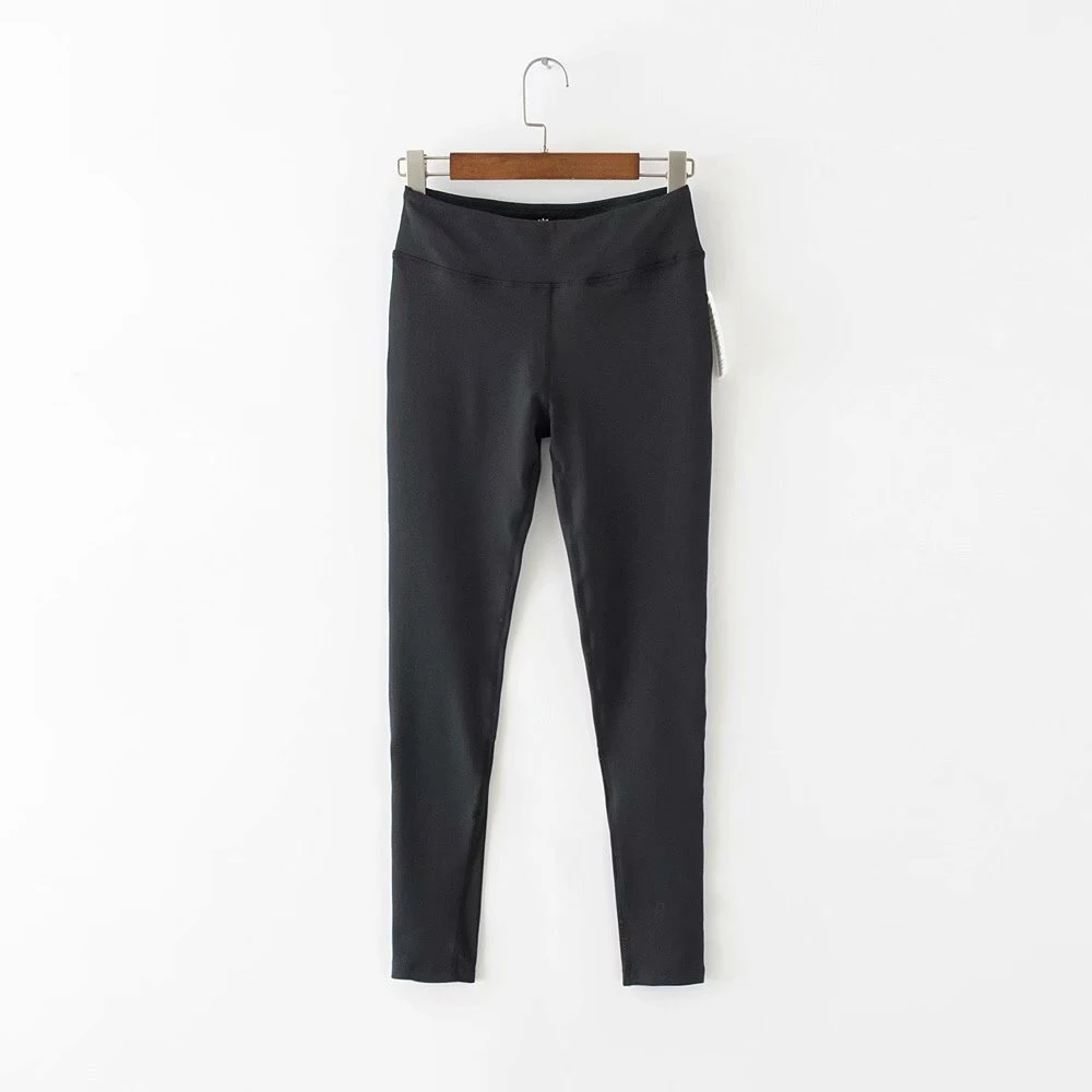 Elastic American Street Style Sexy Women Pencil Pants Mesh Patch Design Women Training Sexy Softy Pants
