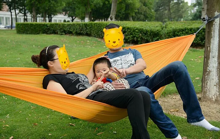 270*160cm&190*72cm Outdoor Brand bearing 90KG&200KG Double&individual camping Parachute cloth bedroom Thicken swing hammock
270*160cm&190*72cm Outdoor Brand bearing 90KG&200KG Double&individual camping Parachute cloth bedroom Thicken swing hammock