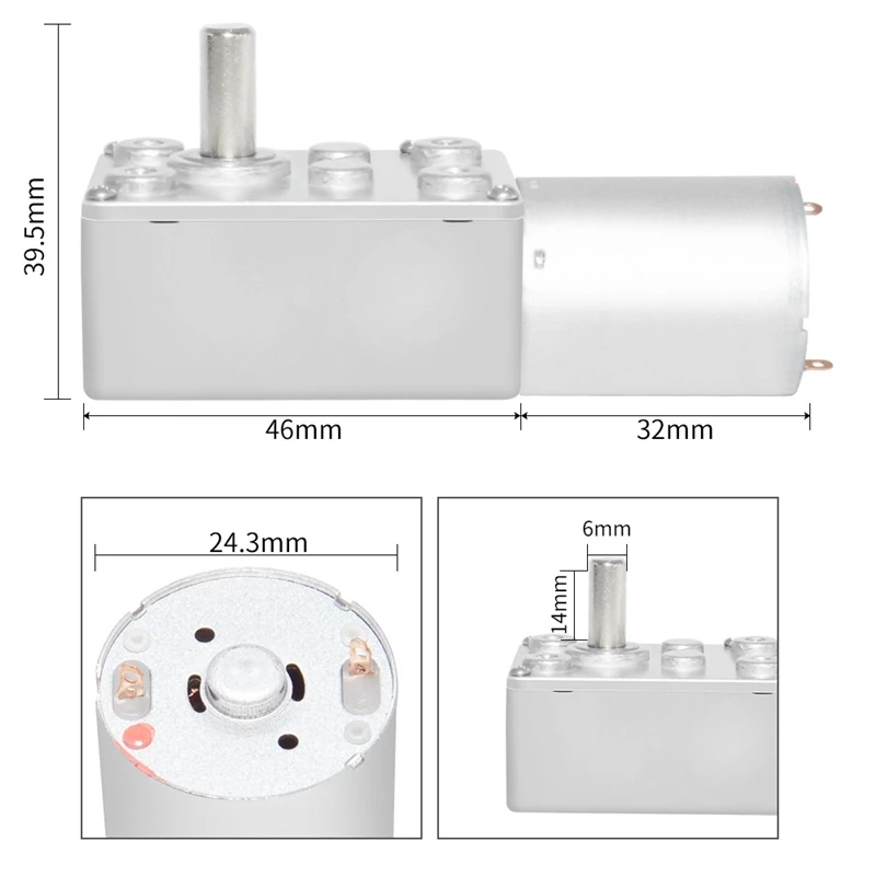DC 3 5 6 12 24V Gear Reduction Motor High Torque Turbo Geared Motor 0.6 To 200 RPM Speed Optional Mini Electric Gearbox Reducer
DC 3 5 6 12 24V Gear Reduction Motor High Torque Turbo Geared Motor 0.6 To 200 RPM Speed Optional Mini Electric Gearbox Reducer