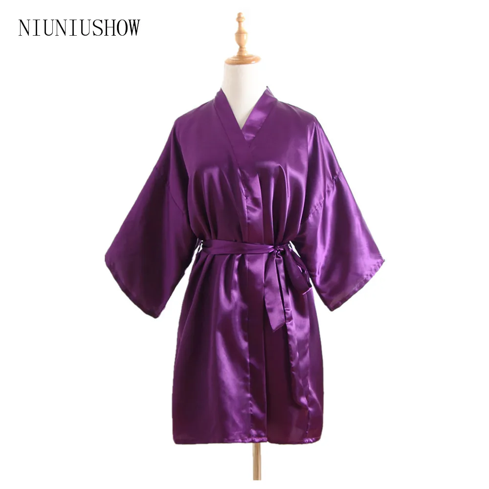 Purple Sexy One Size Brides Wedding Solid Robe Dress Women's Elegant Print Satin Nightwear Flowers Kimono Bathrobe Gown Pajamas
Purple Sexy One Size Brides Wedding Solid Robe Dress Women's Elegant Print Satin Nightwear Flowers Kimono Bathrobe Gown Pajamas