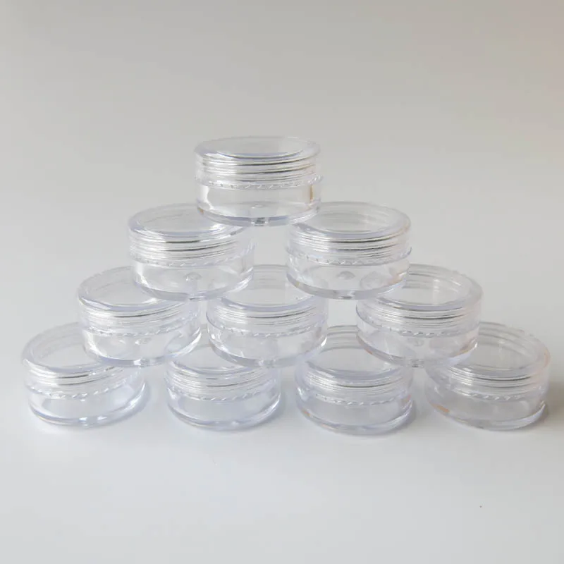 Promotion!! 1000 x 5g Small Mini PS Plastic Clear Empty Refillable Bottles Cosmetic Jars Makeup Cream Container serum Jar
Promotion!! 1000 x 5g Small Mini PS Plastic Clear Empty Refillable Bottles Cosmetic Jars Makeup Cream Container serum Jar