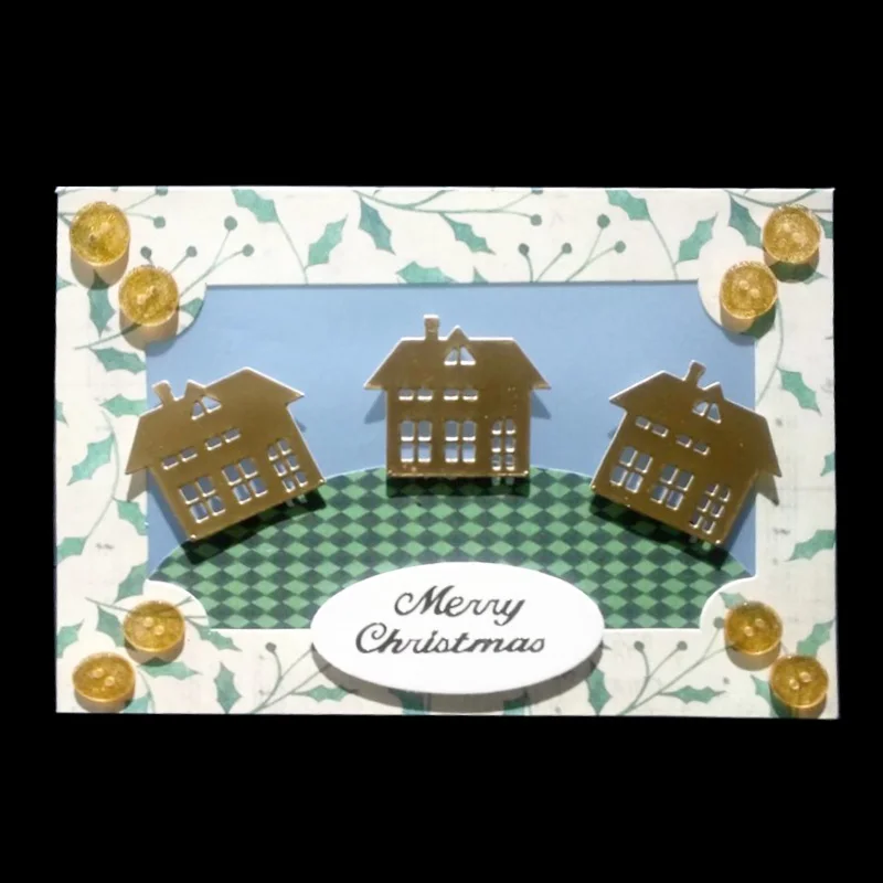 Cutting Dies Christmas house Scrapbooking Dies Metal Crafts Stamps Embossing New 2018 Making Cards Decor
Cutting Dies Christmas house Scrapbooking Dies Metal Crafts Stamps Embossing New 2018 Making Cards Decor