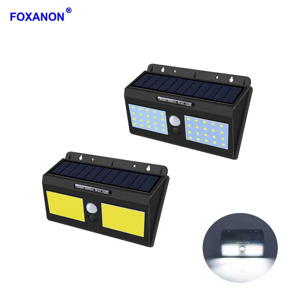 Foxanon LED Solar Garden Light Solar Powered Wall Lamp Waterproof Energy PIR Motion Sensor Solar Lamp for Street Yard Lights
Foxanon LED Solar Garden Light Solar Powered Wall Lamp Waterproof Energy PIR Motion Sensor Solar Lamp for Street Yard Lights