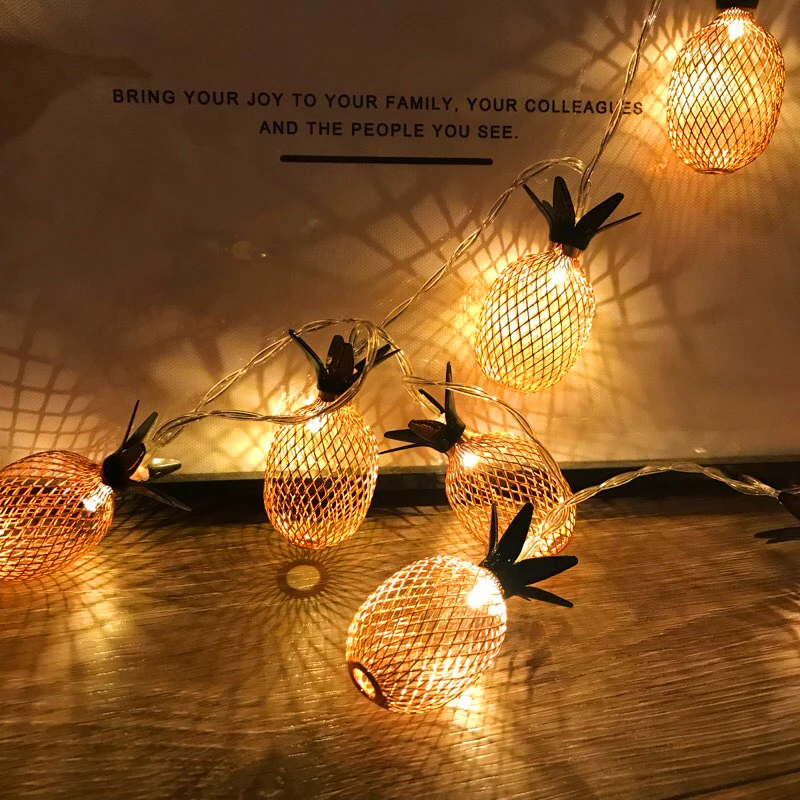 Vintage Pineapple LED String Lights Battery Powered String Lamp 2/5M Christmas Tree Lamps Home Bedroom Holiday Decoration
Vintage Pineapple LED String Lights Battery Powered String Lamp 2/5M Christmas Tree Lamps Home Bedroom Holiday Decoration