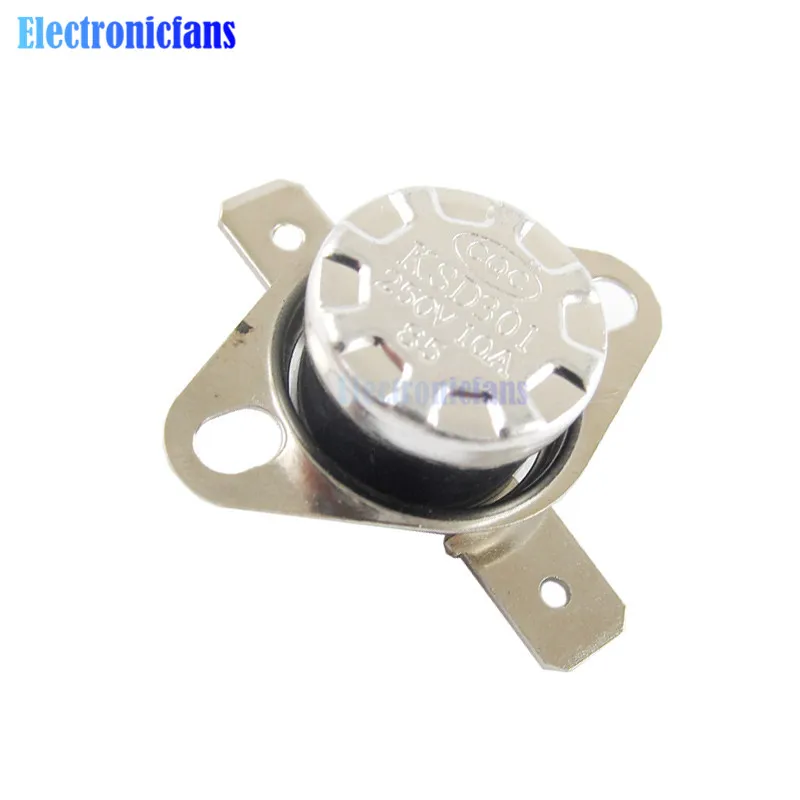 KSD301 185 * F / 85 C степень цельсия N.O. Терморегулятор 250 в 10 А|thermostat switch temperature|thermostat