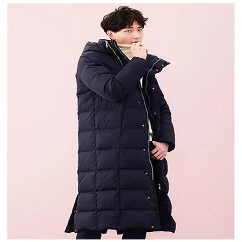 Brand Down Jacket 2018 Men Embroidery With A Hood Thickening X-Long Over-The-Knee M-XXL Outwear Down Coat
Brand Down Jacket 2018 Men Embroidery With A Hood Thickening X-Long Over-The-Knee M-XXL Outwear Down Coat