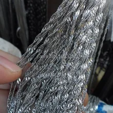 Lot 10 Meters 3.2mm Stainless Steel Sheet Wheat Link Chain Jewelry Finding /Marking Chain Wholesale price