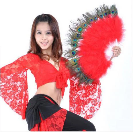 NEW! feather belly dance accessories senior peacock feather belly dance fan for women dance fans accessories
NEW! feather belly dance accessories senior peacock feather belly dance fan for women dance fans accessories