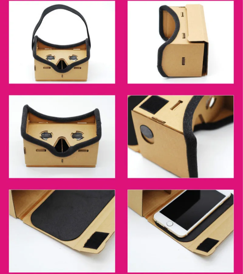 Virtual Reality Glasses Google Cardboard Glasses 3D VR Glasses Movies for iPhone 5 6 7 SmartPhones Headset For Xiaomi
Virtual Reality Glasses Google Cardboard Glasses 3D VR Glasses Movies for iPhone 5 6 7 SmartPhones Headset For Xiaomi