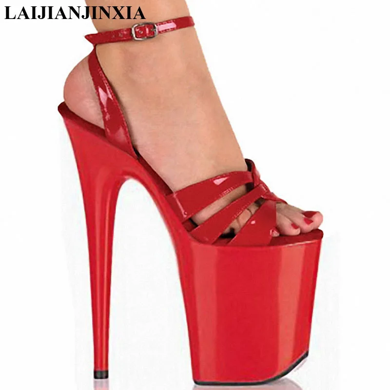 LAIJIANJINXIA Red 10 CM Platform Sexy Pole Dancing Shoes 8 Inch High Heels Shoes Sexy Mature Nightclub Model Dance Shoes E-074
LAIJIANJINXIA Red 10 CM Platform Sexy Pole Dancing Shoes 8 Inch High Heels Shoes Sexy Mature Nightclub Model Dance Shoes E-074
