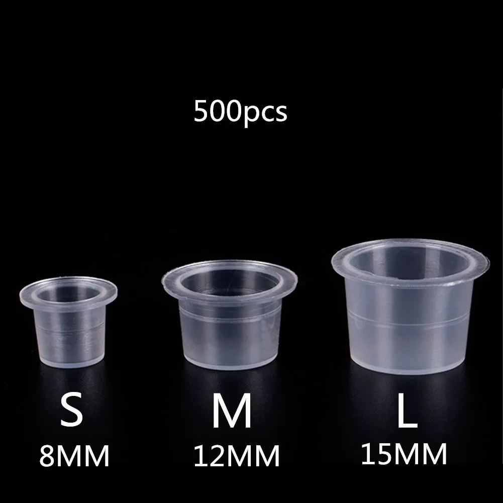 500/1000 PCS Plastic Disposable Microblading Tattoo Ink Cups S/M/L Permanent Makeup Pigment Clear Holder Container Cap
500/1000 PCS Plastic Disposable Microblading Tattoo Ink Cups S/M/L Permanent Makeup Pigment Clear Holder Container Cap