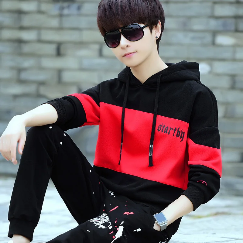 Color contrast loose fit hoodies students hooded sweatshirt men outerwear 2019 autumn winter plus size M - XXXL
Color contrast loose fit hoodies students hooded sweatshirt men outerwear 2019 autumn winter plus size M - XXXL