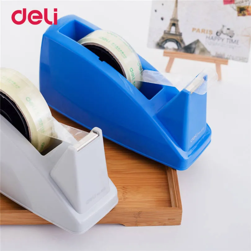 Deli 1pcs Practical Plastic Adhesive Tape cutter tape Dispenser Office Desktop carton supplies Tape Cutter size 24mm
Deli 1pcs Practical Plastic Adhesive Tape cutter tape Dispenser Office Desktop carton supplies Tape Cutter size 24mm