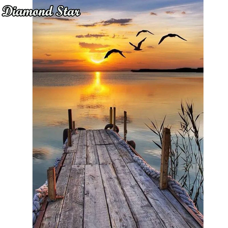 5D Diy Diamond Painting Cross Stitch sunset scenery Home Decor Square drill Rhinestones Mosaic Inlay Diamond Embroidery
5D Diy Diamond Painting Cross Stitch sunset scenery Home Decor Square drill Rhinestones Mosaic Inlay Diamond Embroidery
