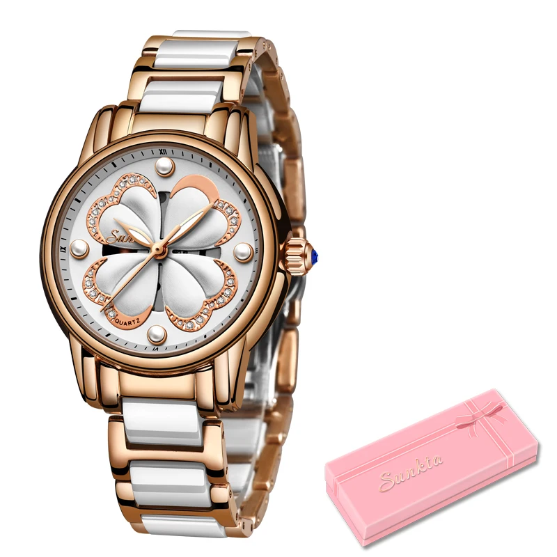 SUNKTA Brand Fashion Luxury Women's Watch Stainless Steel Ceramic Strap Women's Bracelet Watch Casual Quartz Clock Zegarek Damsk
SUNKTA Brand Fashion Luxury Women's Watch Stainless Steel Ceramic Strap Women's Bracelet Watch Casual Quartz Clock Zegarek Damsk