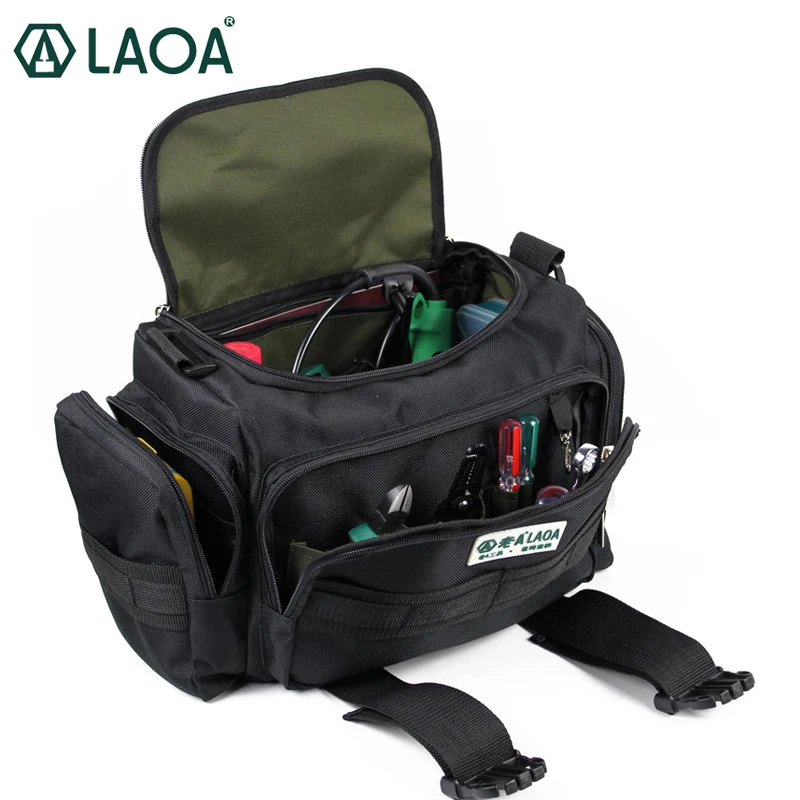 LAOA Tools Bag Multifunction Large Capacity Professional Repair Messenger Bag Tool Kits Bag Multi Bag Men LA212817
LAOA Tools Bag Multifunction Large Capacity Professional Repair Messenger Bag Tool Kits Bag Multi Bag Men LA212817
