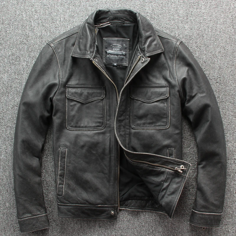 Free shipping.Brand new classic leather jacket.mens casual vintage thicker coat.cowhide warm jackets.Stone mill motor plus size
Free shipping.Brand new classic leather jacket.mens casual vintage thicker coat.cowhide warm jackets.Stone mill motor plus size