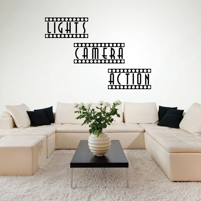 Home Theater Vinyl Wall Decal Stickers Art Decor Movie Room Lights Sticker Wall Art
Home Theater Vinyl Wall Decal Stickers Art Decor Movie Room Lights Sticker Wall Art