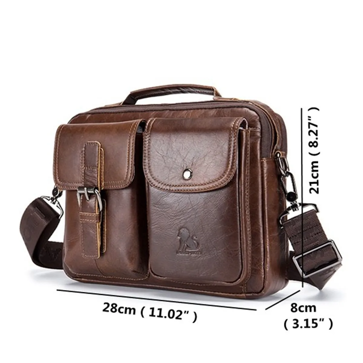 Men Genuine Leather Handbags Large Leather 14" Laptop Messenger Bags Business Men's Travel Work Bags Shoulder Bags Briefcase
Men Genuine Leather Handbags Large Leather 14" Laptop Messenger Bags Business Men's Travel Work Bags Shoulder Bags Briefcase