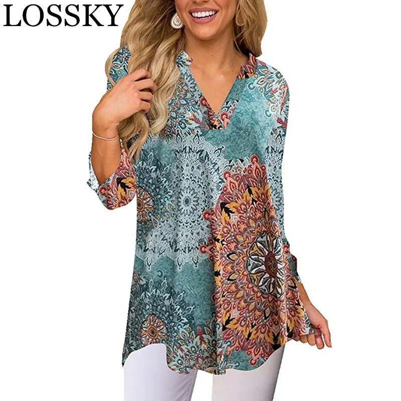 New Floral Print Casual Blouse Shirt Sexy V Neck Half Sleeve Women Summer Elegant Blouses Shirts Basic Vintage Spring Top Blusas
New Floral Print Casual Blouse Shirt Sexy V Neck Half Sleeve Women Summer Elegant Blouses Shirts Basic Vintage Spring Top Blusas