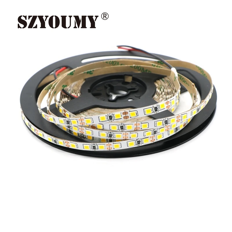 SZYOUMY 12 В постоянного тока Светодиодная лента 2835 светильник 5 мм узкая ширина м 120