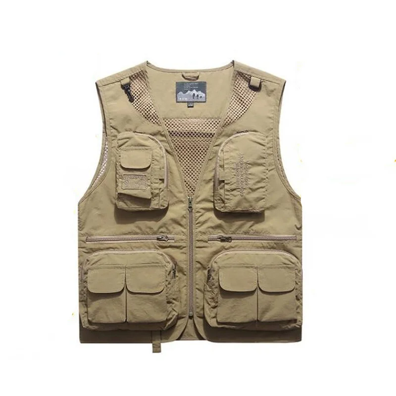 Men's Multi-Pockets Mesh Vests Coats Shooting Waistcoat Walking Travel Sleeveless Jacket M-4XL
Men's Multi-Pockets Mesh Vests Coats Shooting Waistcoat Walking Travel Sleeveless Jacket M-4XL
