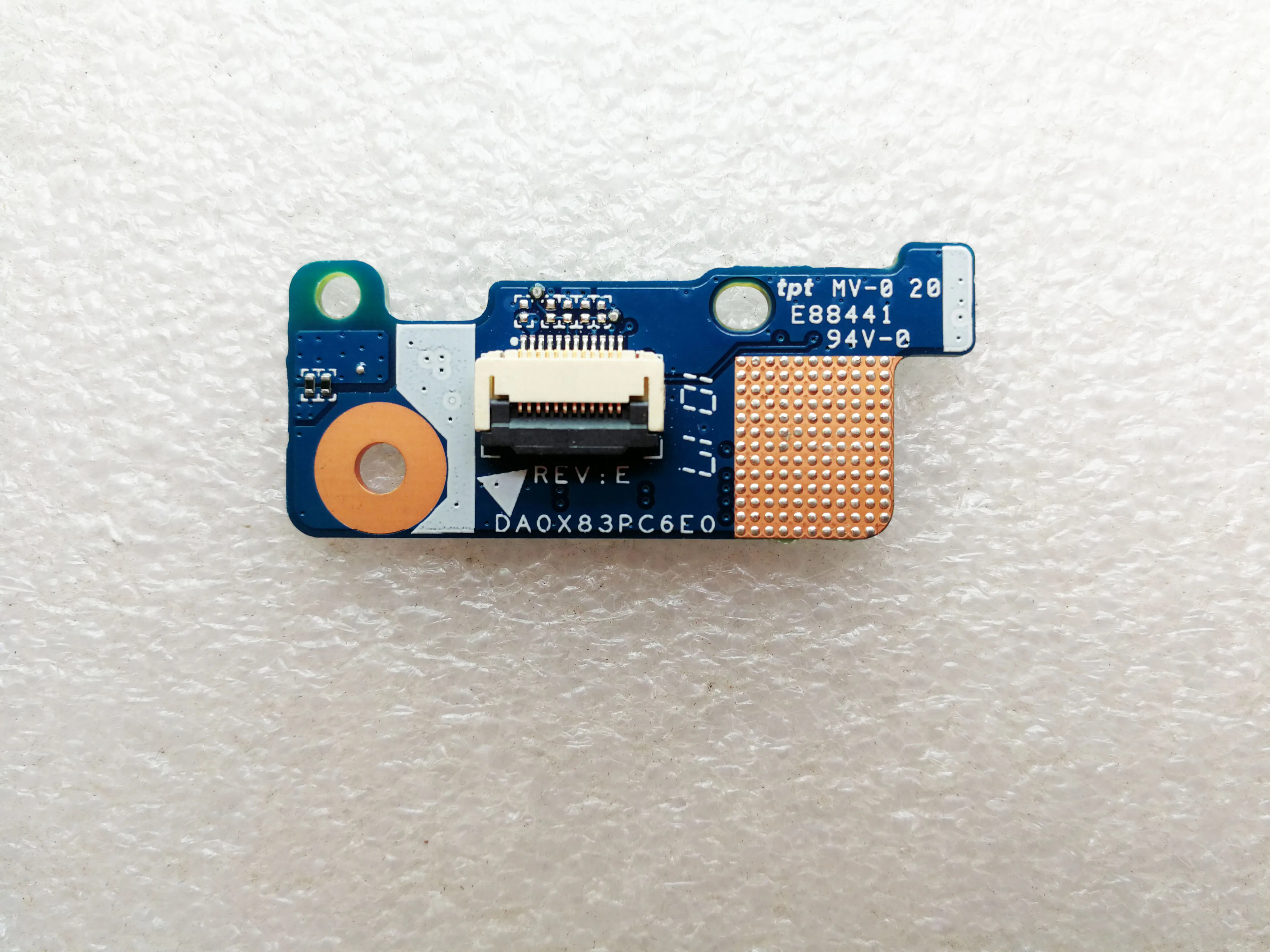 original for HP ProBook 450 G4 power switch button board DA0X83PC6B0 DA0X83PC6E0
original for HP ProBook 450 G4 power switch button board DA0X83PC6B0 DA0X83PC6E0