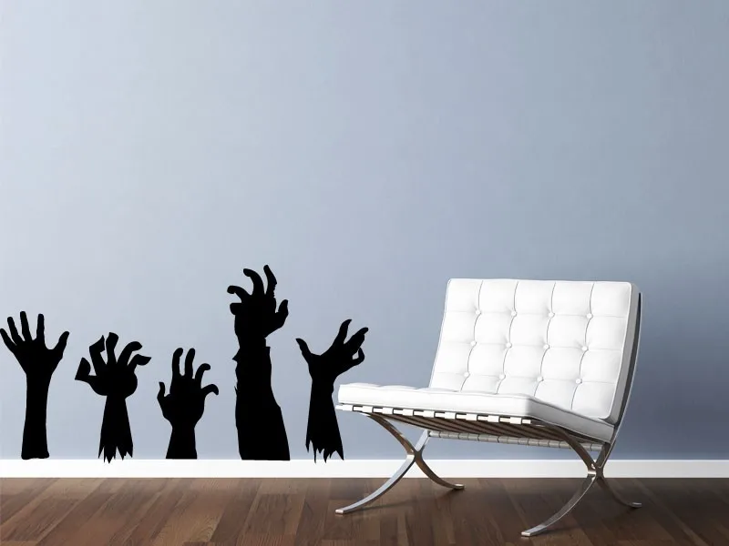 Zombie Hands Vinyl Wall Decal Perfect Quality Vinyl Decoration Removable Black Stickers Art Decal Home Decor Living Room ZA243
Zombie Hands Vinyl Wall Decal Perfect Quality Vinyl Decoration Removable Black Stickers Art Decal Home Decor Living Room ZA243