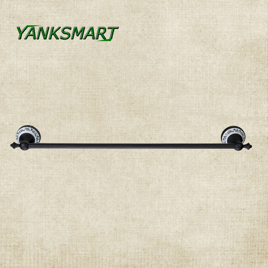 YANKSMART Bathroom Single Robe Oil Rubbed Black Bronze Wall Mounted Towel Bars Ceramic With Hook Towel Rack
YANKSMART Bathroom Single Robe Oil Rubbed Black Bronze Wall Mounted Towel Bars Ceramic With Hook Towel Rack