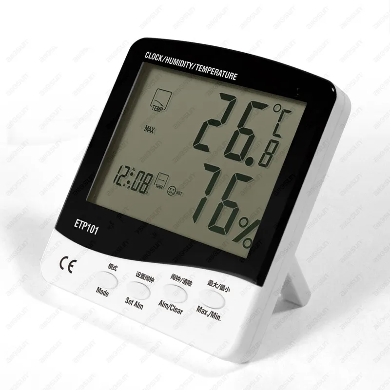 Original High Quality Thermo-hygrometer Digital Dew-point Meter With Humidity Alarm Function Portable Thermometer Moisture meter
Original High Quality Thermo-hygrometer Digital Dew-point Meter With Humidity Alarm Function Portable Thermometer Moisture meter