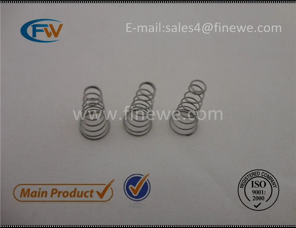 Manufacture Small stainless steel compression conical spring,Custom compression spiral spring conical spring
Manufacture Small stainless steel compression conical spring,Custom compression spiral spring conical spring