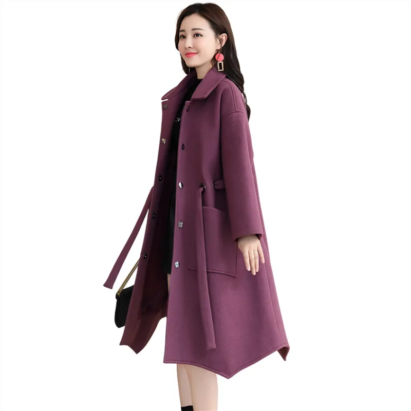 Winter Women Outerwear 2018 New Medium Long Loose Female Woolen Jacket Wild Single-Breasted High Grade Ladies Woolen Coat Cw131
Winter Women Outerwear 2018 New Medium Long Loose Female Woolen Jacket Wild Single-Breasted High Grade Ladies Woolen Coat Cw131