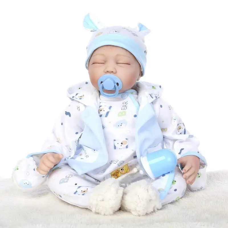 22''Handmade Lifelike Baby Girl Doll Silicone Vinyl Reborn Newborn Dolls+Clothes
22''Handmade Lifelike Baby Girl Doll Silicone Vinyl Reborn Newborn Dolls+Clothes