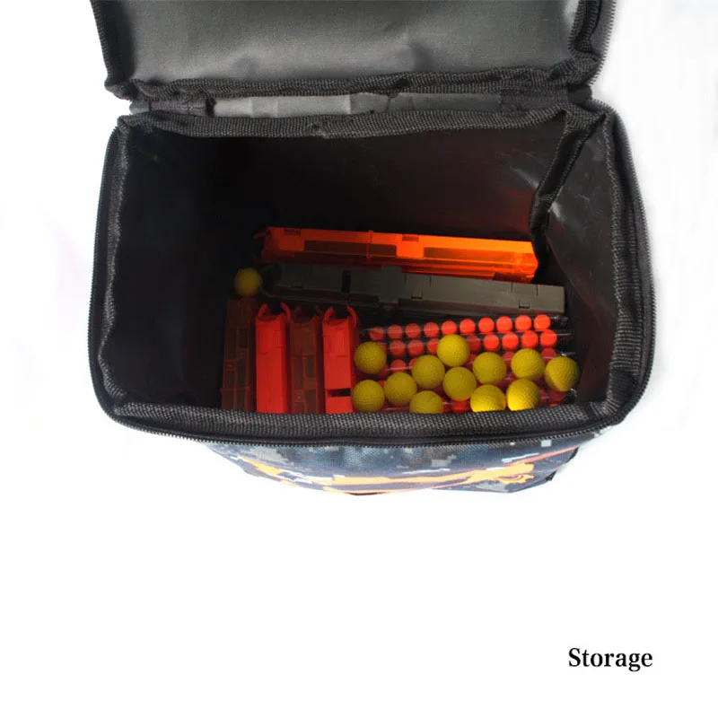 toy gun pouch carry bag for storing target equipment bars strike elite / mega rival darts games exterior storage compact | Игрушки и