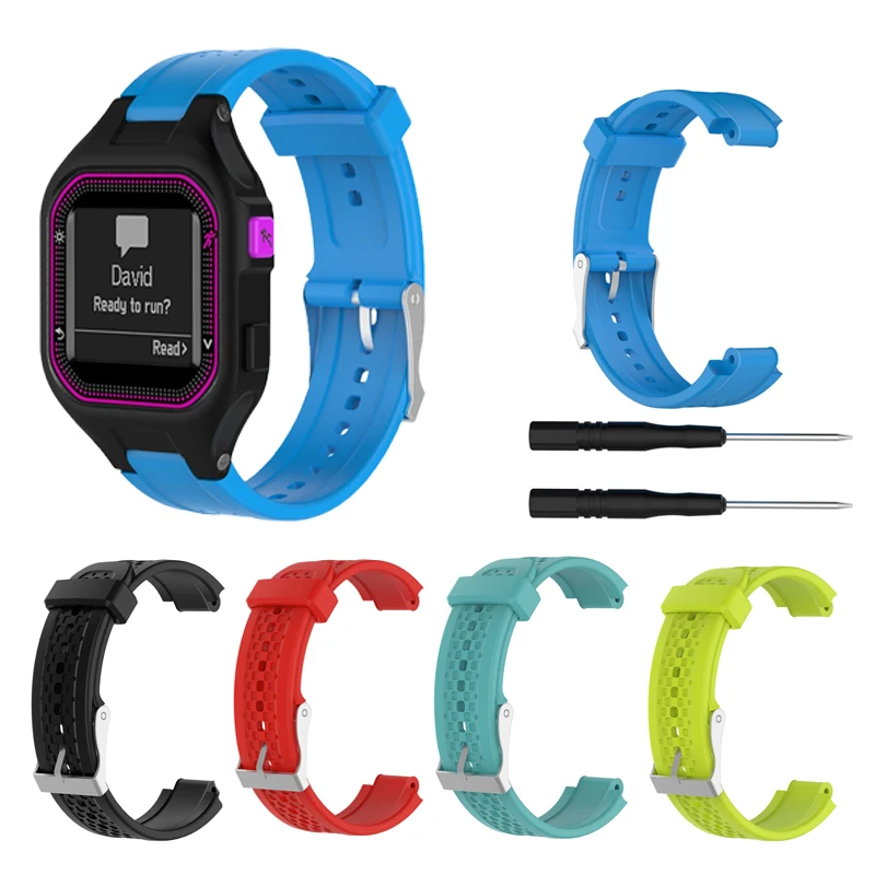 Силиконовый ремешок для наручных часов Garmin Forerunner 25 GPS спортивные часы для бега для женщин и мужчин сменный ремешок для часов
Силиконовый ремешок для наручных часов Garmin Forerunner 25 GPS спортивные часы для бега для женщин и мужчин сменный ремешок для часов