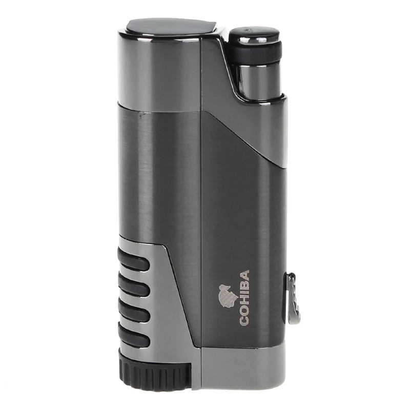 Зажигалка COHIBA для сигар ветрозащитная многоразовая Бутановая фонарь зажигалка с