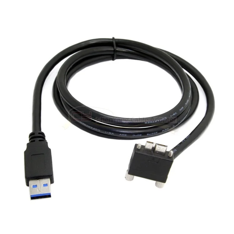 1.2m 30 Degree Slant Angled Micro USB Screw Mount to 3.0 Data Cable for Industrial Camera
1.2m 30 Degree Slant Angled Micro USB Screw Mount to 3.0 Data Cable for Industrial Camera