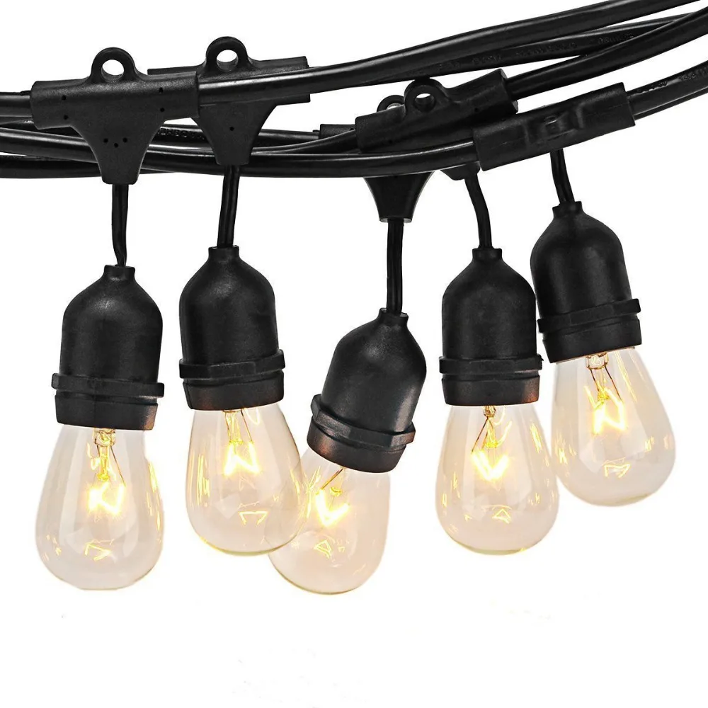 BEIAIDI 15M Commercial Globe String Light Weatherproof Outdoor String Garland S14 Bulb Wedding Christmas Party Holiday Lighting
BEIAIDI 15M Commercial Globe String Light Weatherproof Outdoor String Garland S14 Bulb Wedding Christmas Party Holiday Lighting